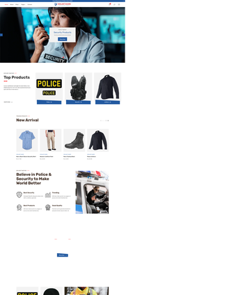 警用装备及相关服饰售卖