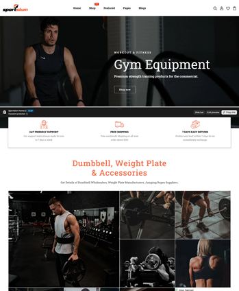 设备与体育商店