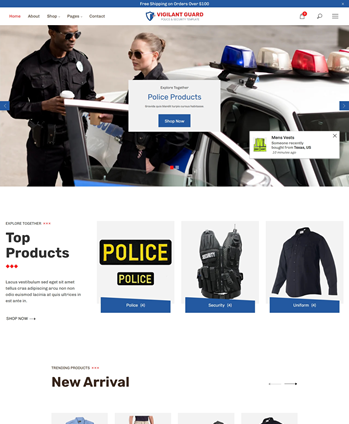 警戒守卫 - 警察与安保产品